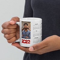 Customized Photo 2024 Calendar Mug